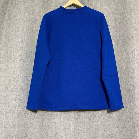 The North Face Sweater Men Large* Blue Long Sleeve Pullover Crew Neck - Picture 2 of 6